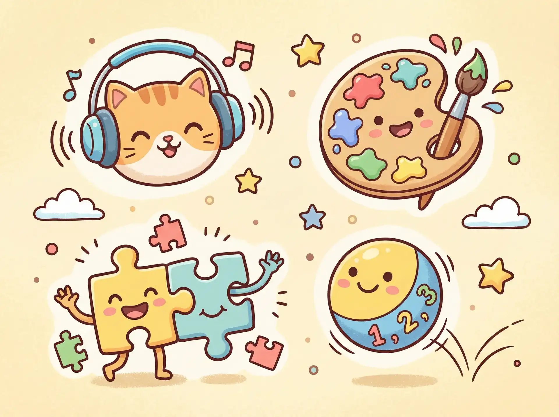 小朋友的手工作品 - 巨乳视频 益智创作